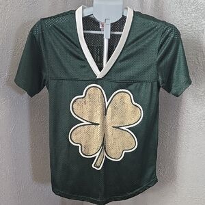 Green Womens Shamrock Jersey St Patricks Day